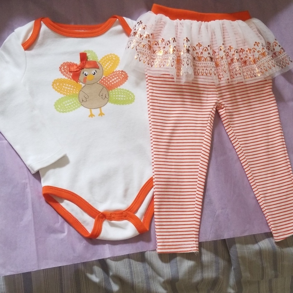 Thanksgiving 2 Piece Outfit - 24 Months